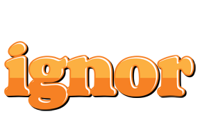 Ignor orange logo