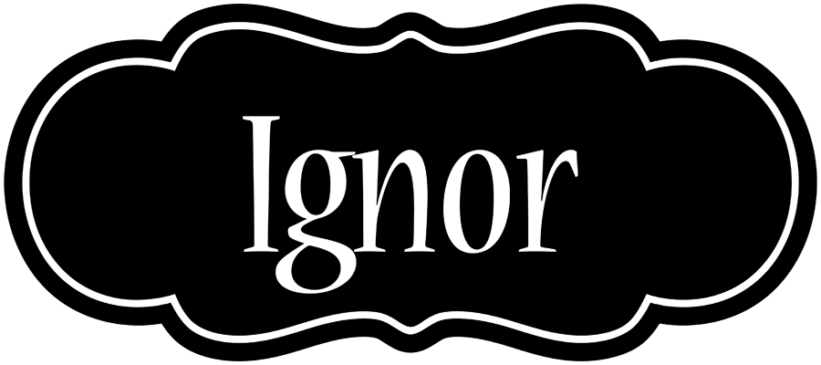 Ignor welcome logo