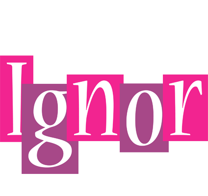 Ignor whine logo