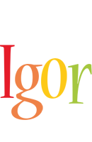 Igor birthday logo