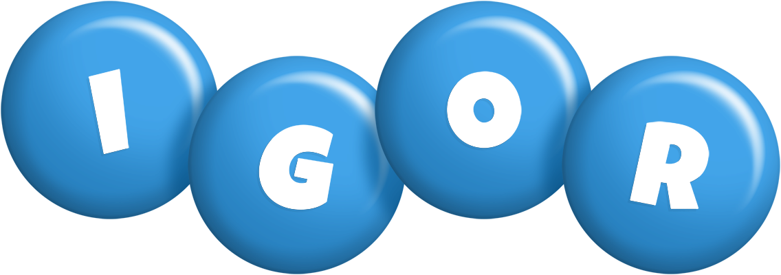 Igor candy-blue logo