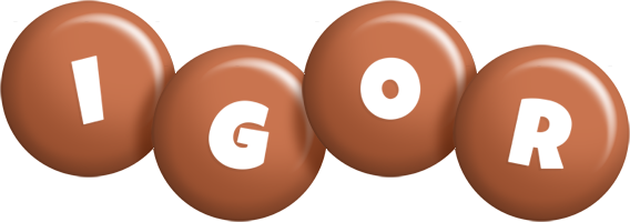 Igor candy-brown logo
