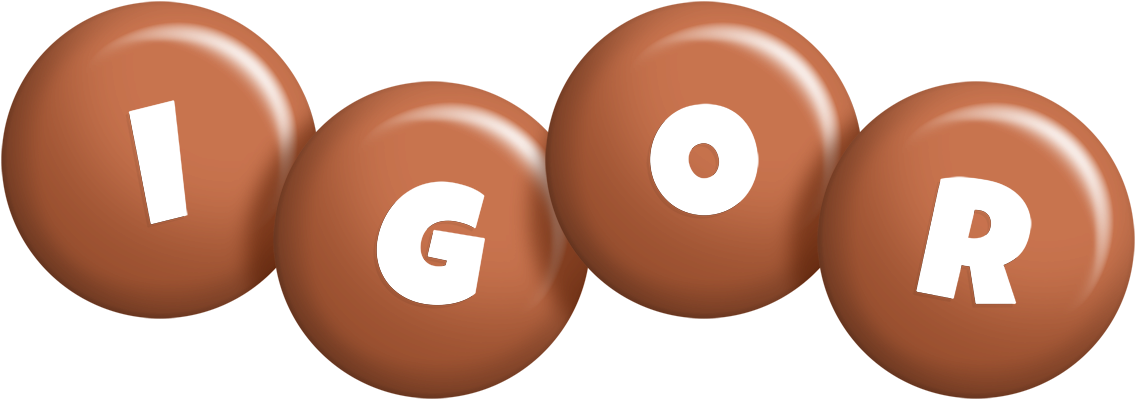 Igor candy-brown logo