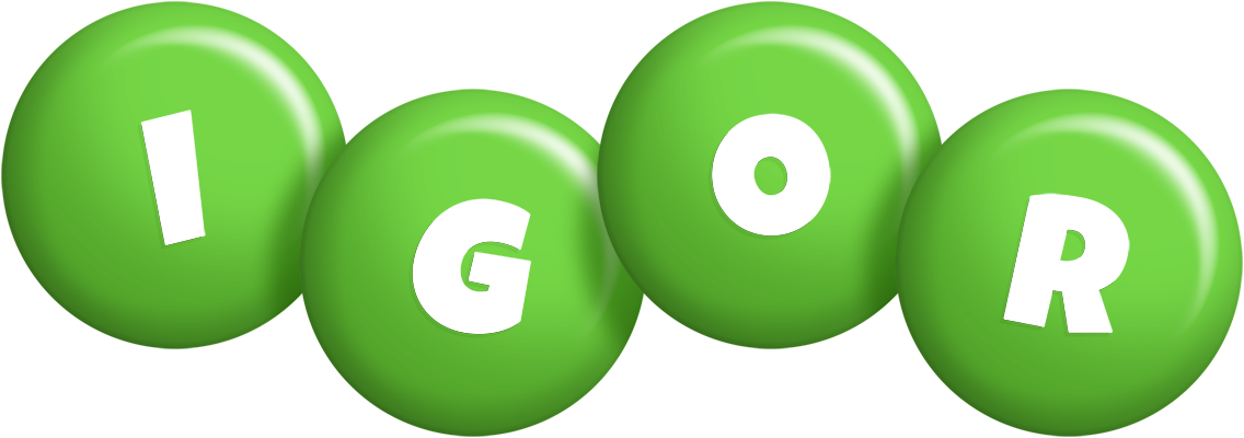 Igor candy-green logo