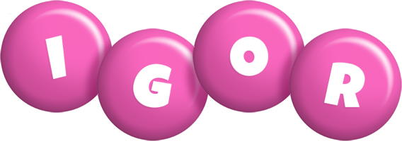 Igor candy-pink logo
