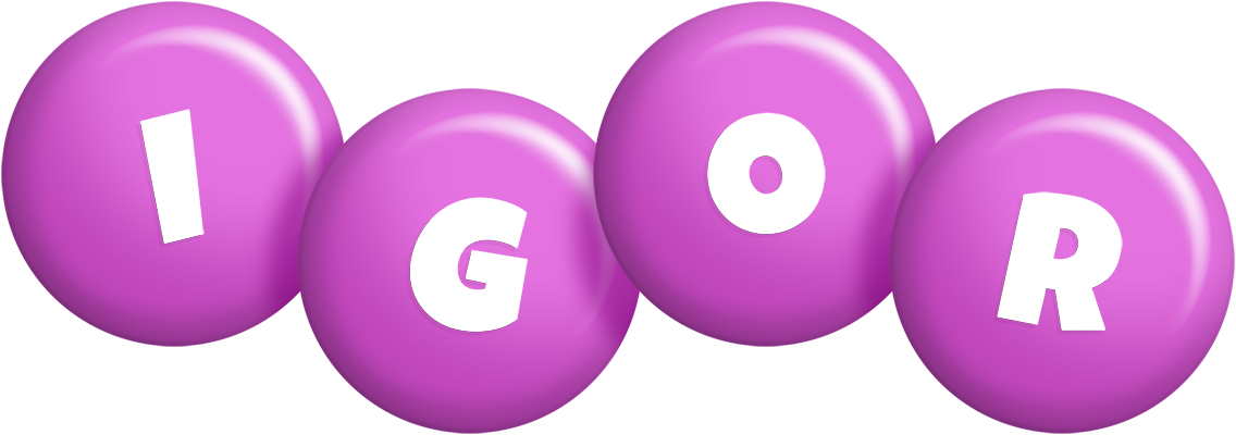 Igor candy-purple logo