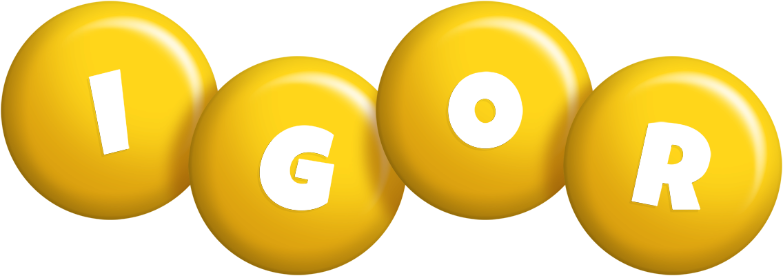 Igor candy-yellow logo