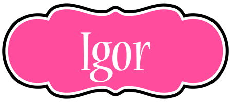 Igor invitation logo