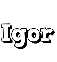 Igor snowing logo