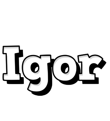 Igor snowing logo
