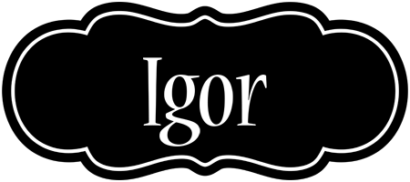 Igor welcome logo