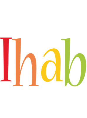 Ihab birthday logo