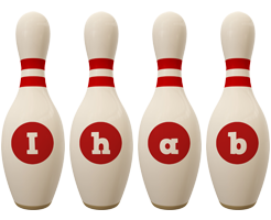 Ihab bowling-pin logo