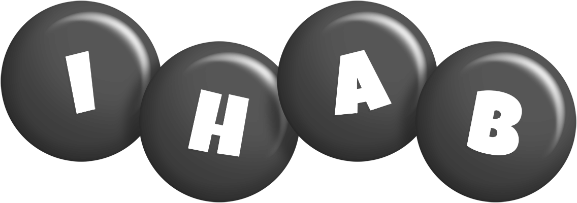 Ihab candy-black logo