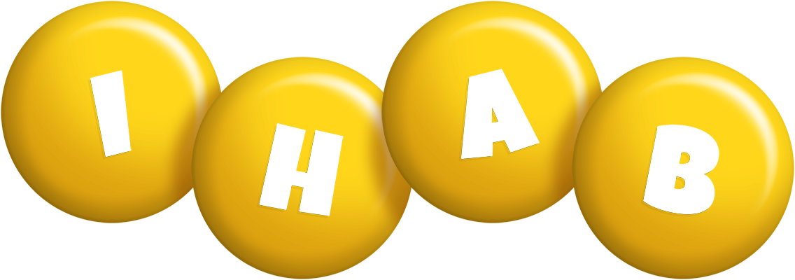 Ihab candy-yellow logo