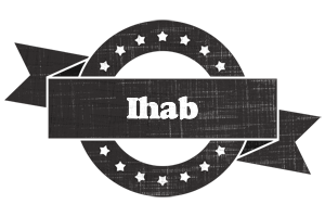 Ihab grunge logo