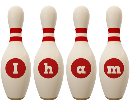 Iham bowling-pin logo
