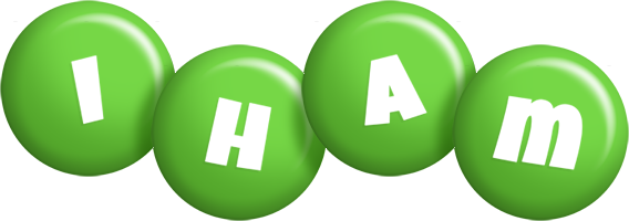 Iham candy-green logo