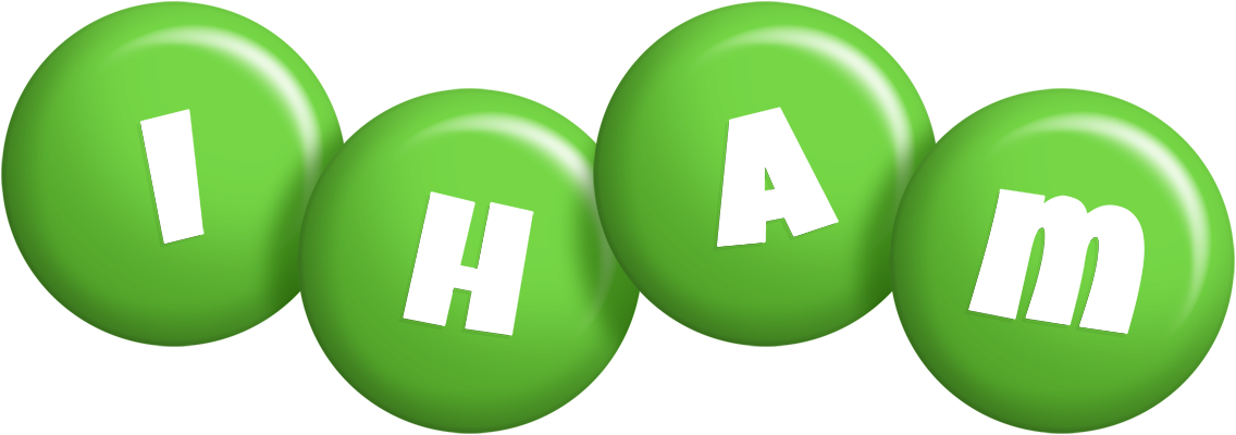 Iham candy-green logo