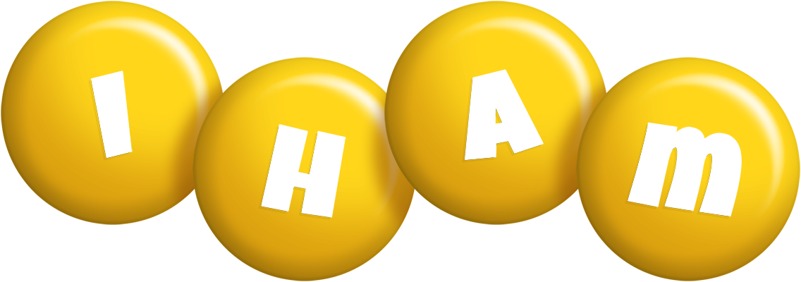 Iham candy-yellow logo