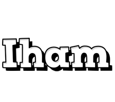 Iham snowing logo
