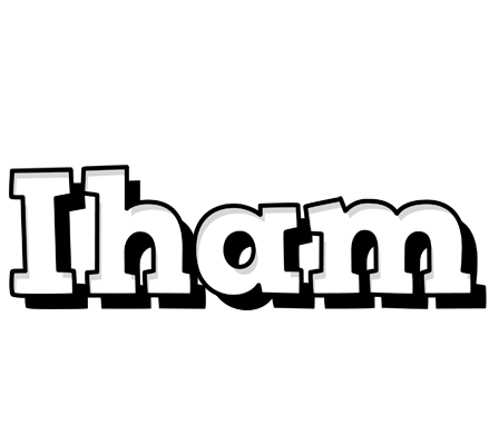 Iham snowing logo