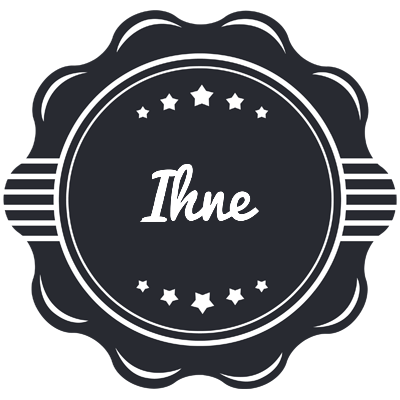 Ihne badge logo