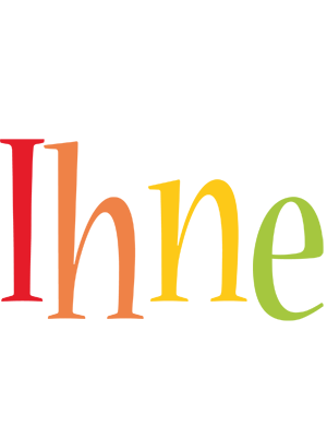 Ihne birthday logo