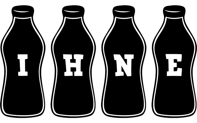 Ihne bottle logo