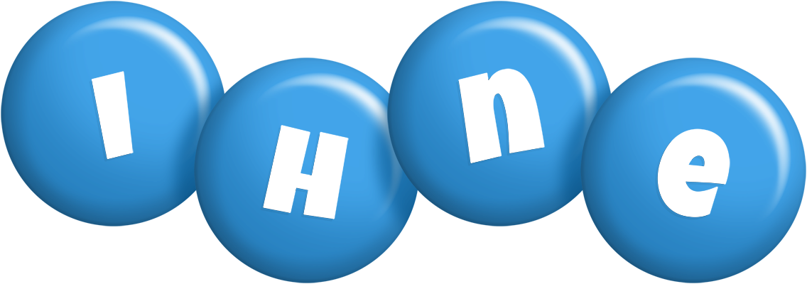 Ihne candy-blue logo