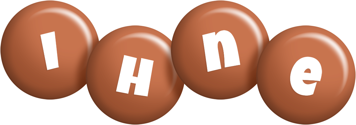 Ihne candy-brown logo