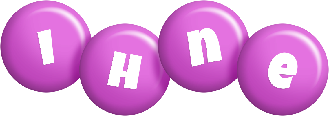 Ihne candy-purple logo