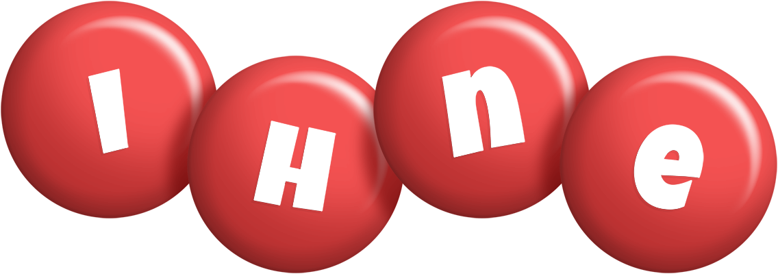 Ihne candy-red logo