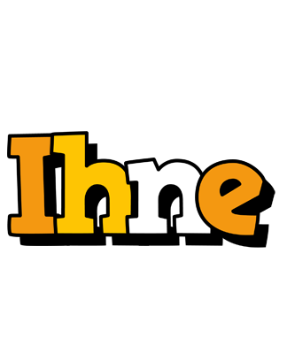 Ihne cartoon logo