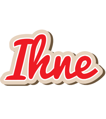 Ihne chocolate logo