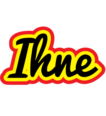 Ihne flaming logo