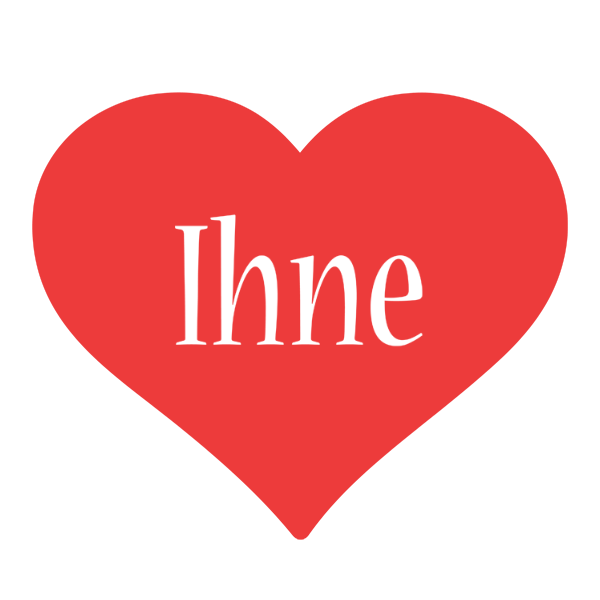 Ihne love logo