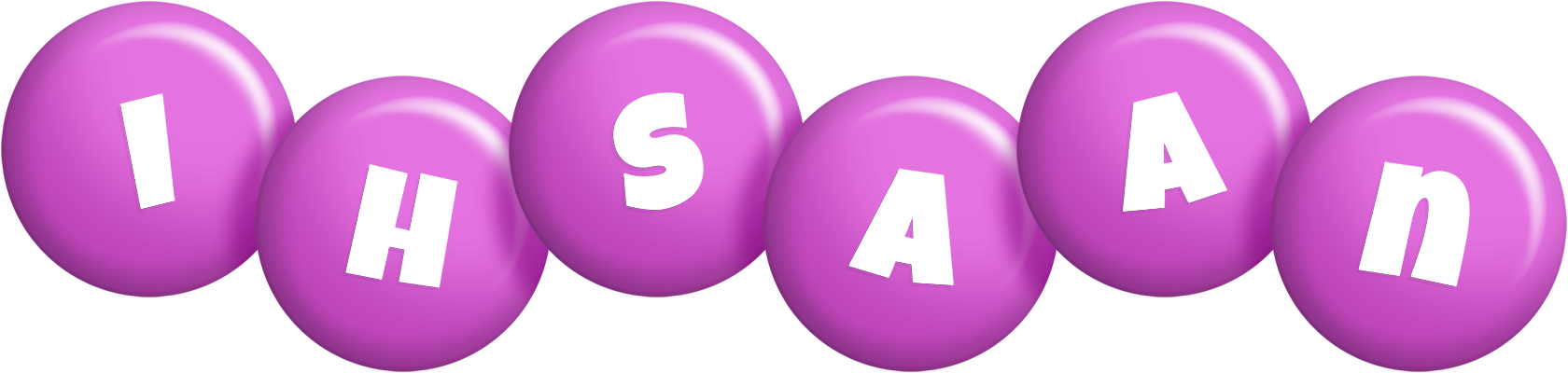 Ihsaan candy-purple logo