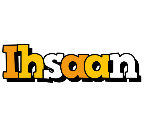 Ihsaan cartoon logo