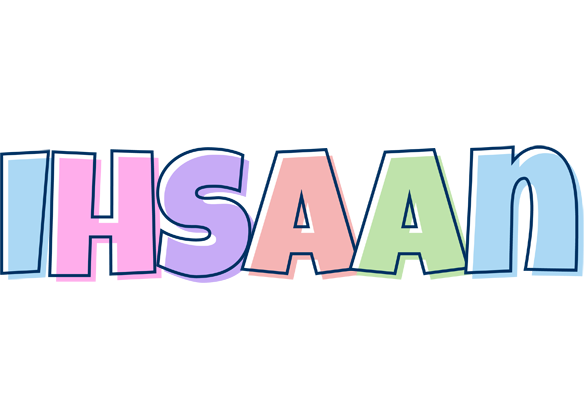 Ihsaan pastel logo