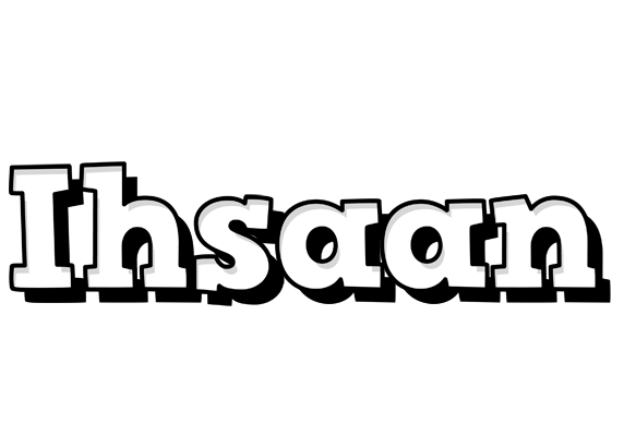 Ihsaan snowing logo