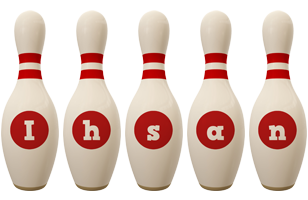 Ihsan bowling-pin logo