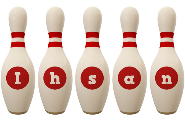 Ihsan bowling-pin logo