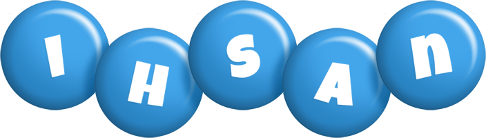 Ihsan candy-blue logo