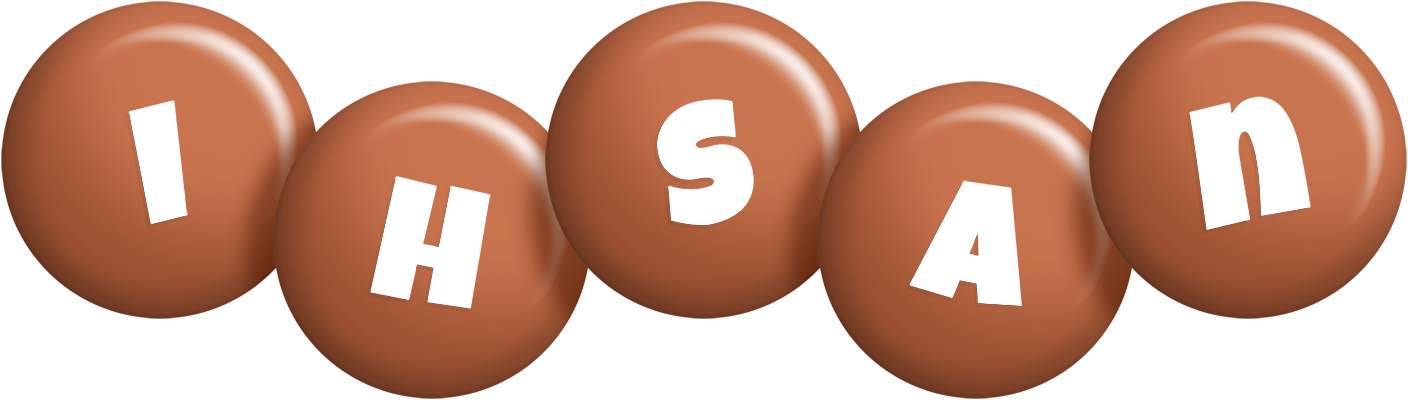 Ihsan candy-brown logo
