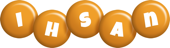Ihsan candy-orange logo