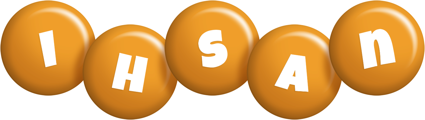 Ihsan candy-orange logo