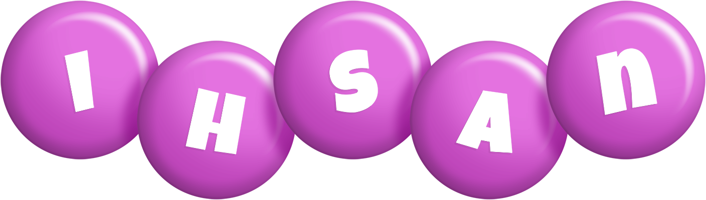 Ihsan candy-purple logo