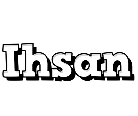 Ihsan snowing logo