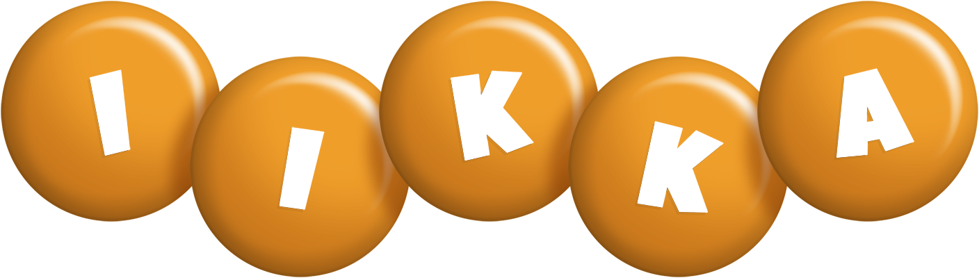 Iikka candy-orange logo